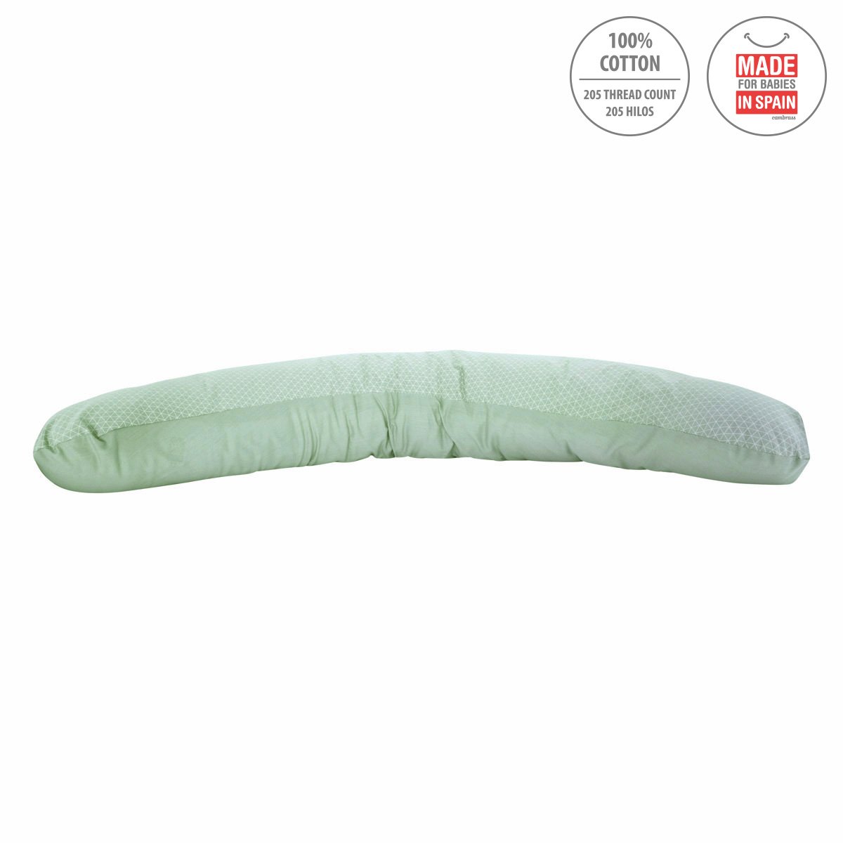 Cojin de Lactancia Be Moon Verde 16x110x63 - Imagen 3