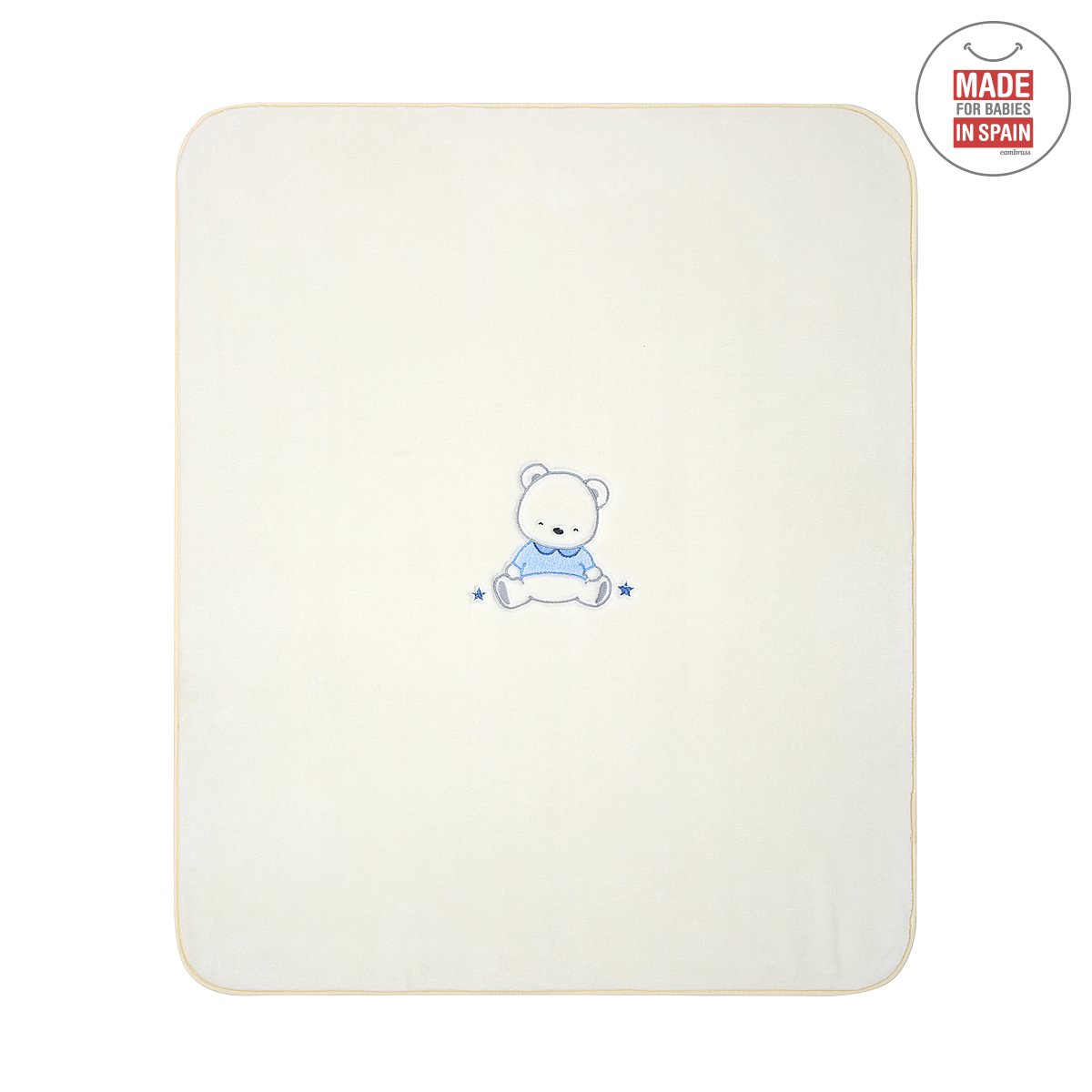 Manta Bordada Pes 110X140 Cm Polar Celeste - Imagen 2