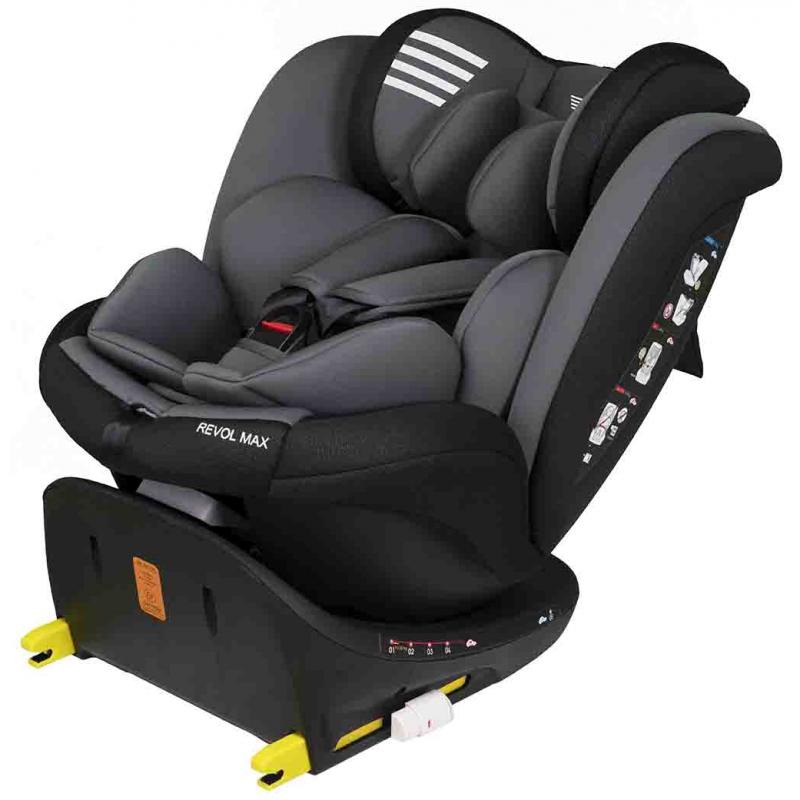Silla de auto Casualplay REVOL MAX grupo 0+/1/2/3 (0 a 36 kg) con isofix - Grey Wings - Imagen 3