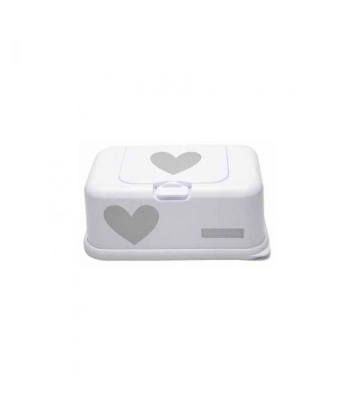 Dispensador toallitas grande Funkybox - Blanco Corazon