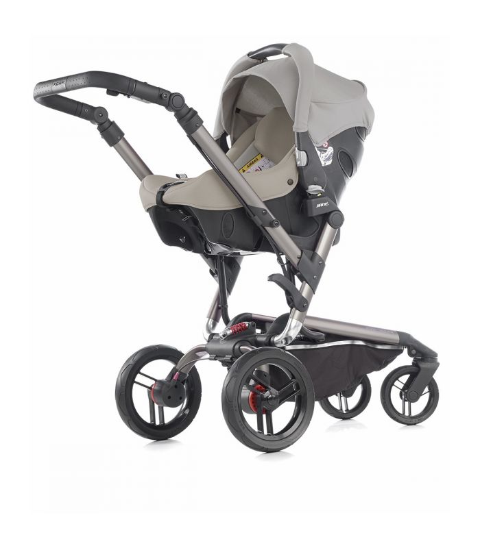 Coche de Paseo Trío Jané Rider + Strata + Transporter 2 Off White