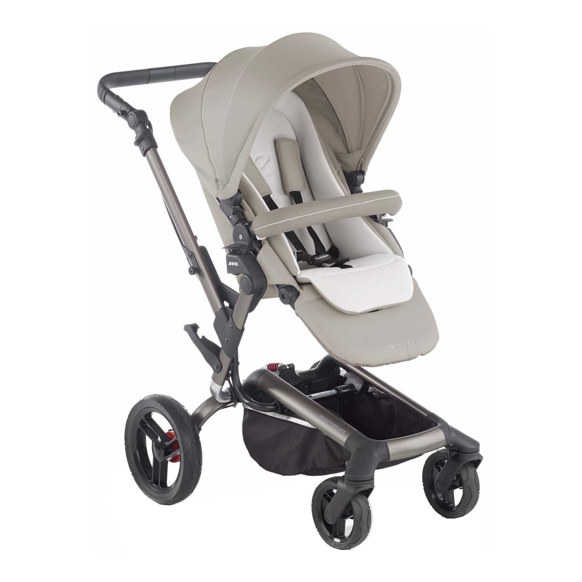 Coche de Paseo Trío Jané Rider + Strata + Transporter 2 Off White