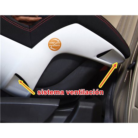 Silla coche Bicare Fix Flame Red - Casual Play