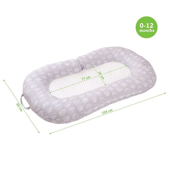 Cojín de maternidad y Nido para bebes 12m+ Clevamama