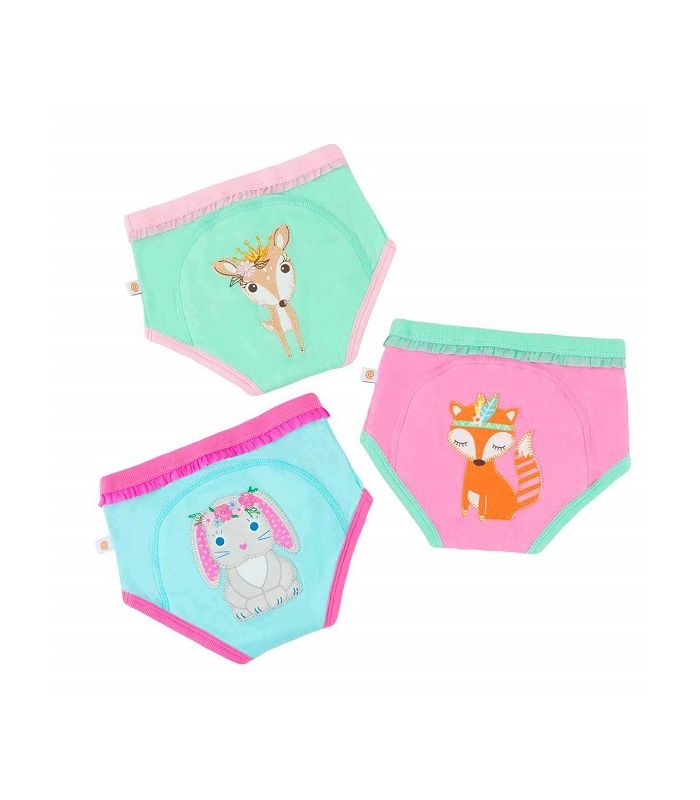 Pack 3 Braguitas Zoochini - Princesas del Bosque