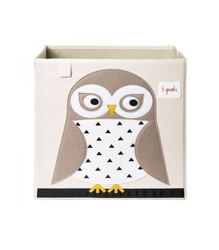 Caja para juguetes 3sprouts - Buho Blanco