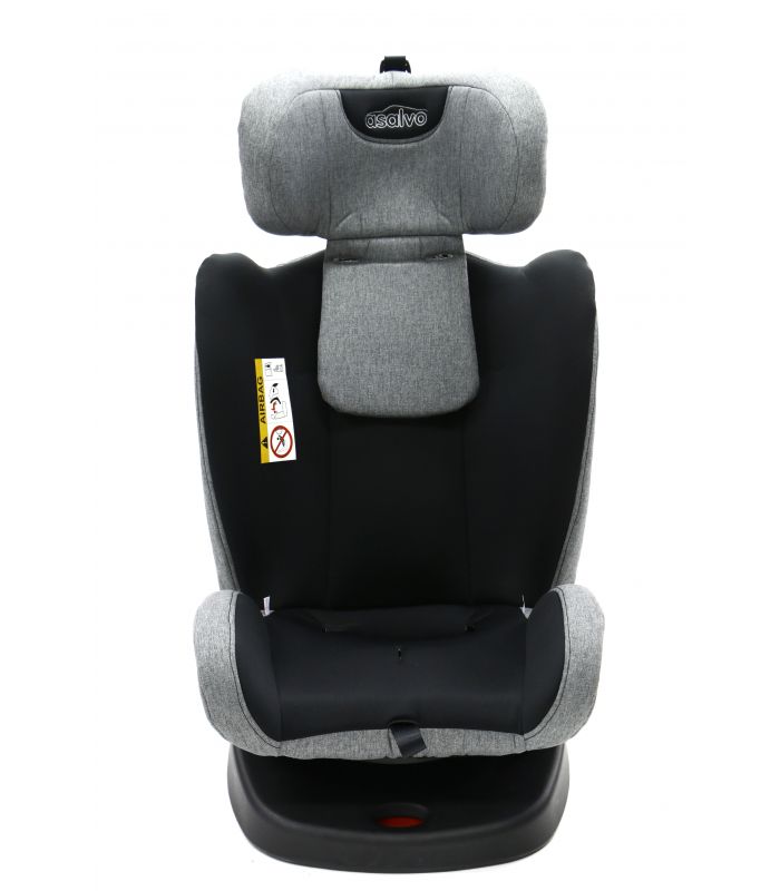 Silla de Auto Gr.1/2/3 Go Fix Antracita