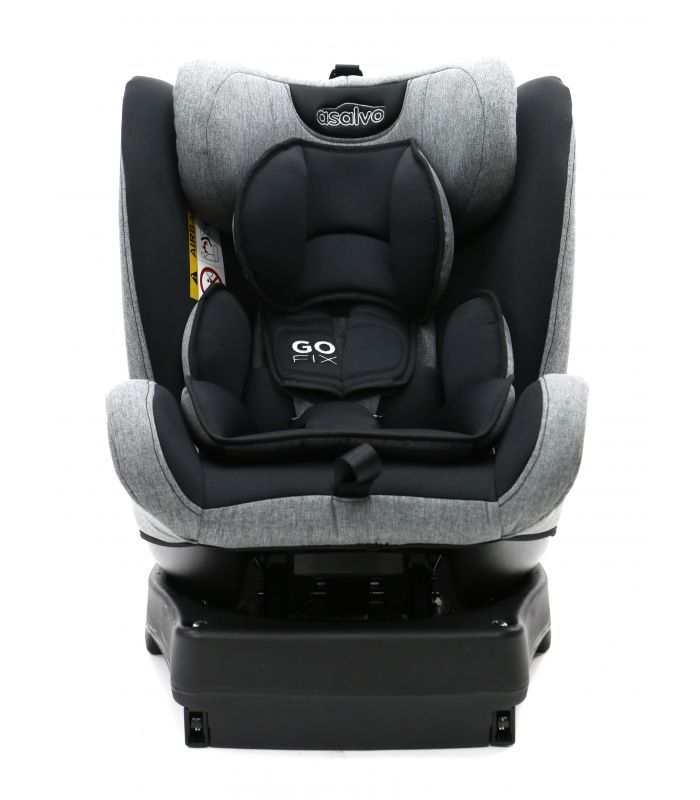Silla de Auto Gr.1/2/3 Go Fix Antracita