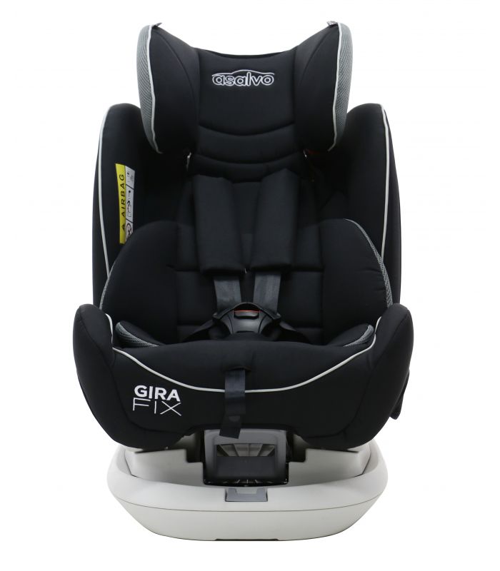 Silla de Auto Gr.0/1/2/3 Girafix Negro