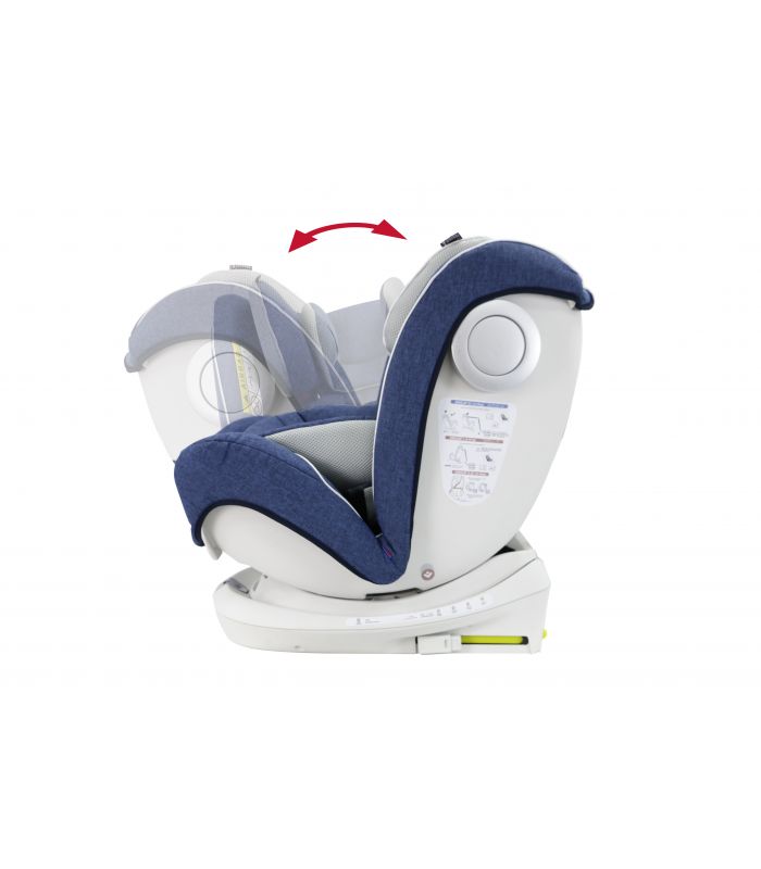 Silla de Auto Gr.0/1/2/3 Girafix Negro