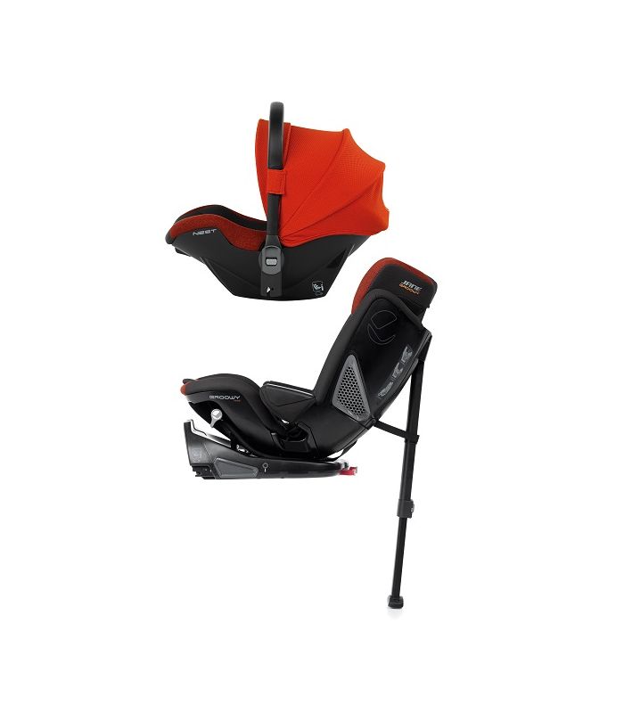 Silla de auto Groowy + Nest Grupo 0+/1/2/3 Jane - Jet Black