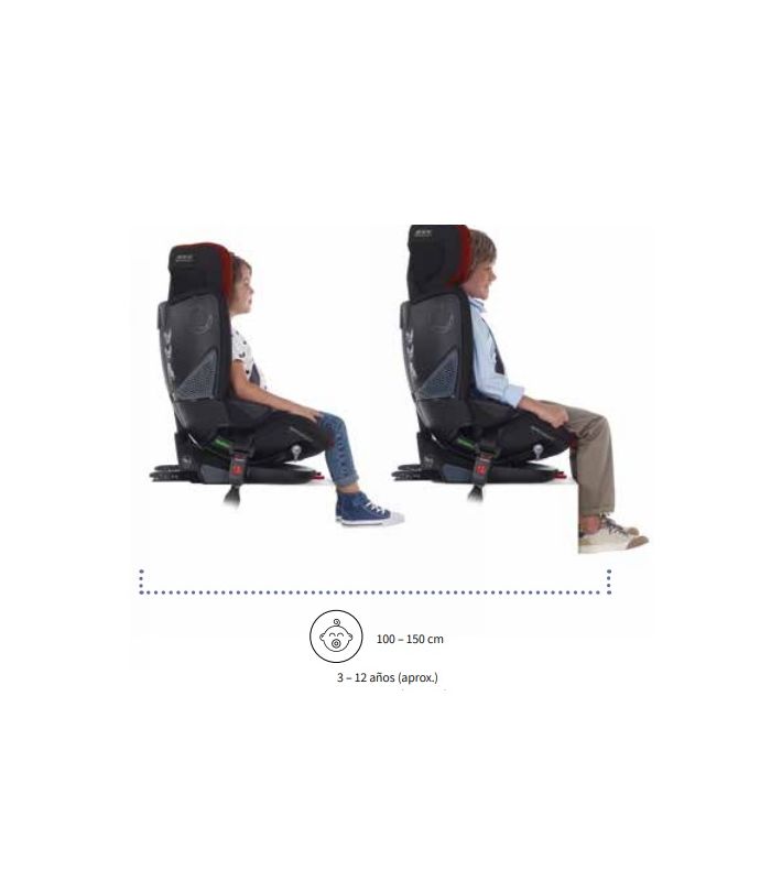 Silla de auto Groowy + Nest Grupo 0+/1/2/3 Jane - Jet Black