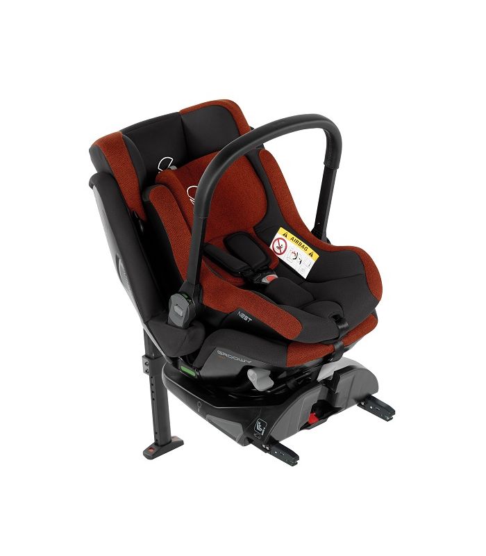 Silla de auto Groowy + Nest Grupo 0+/1/2/3 Jane - Jet Black