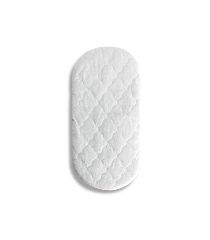 Protector de colchón acolchado para Capazo 40x80 Blanco
