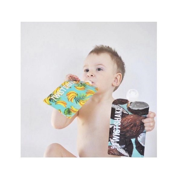 Set 3 Bolsitas Reutilizables para Alimentos Twistshake 110ml