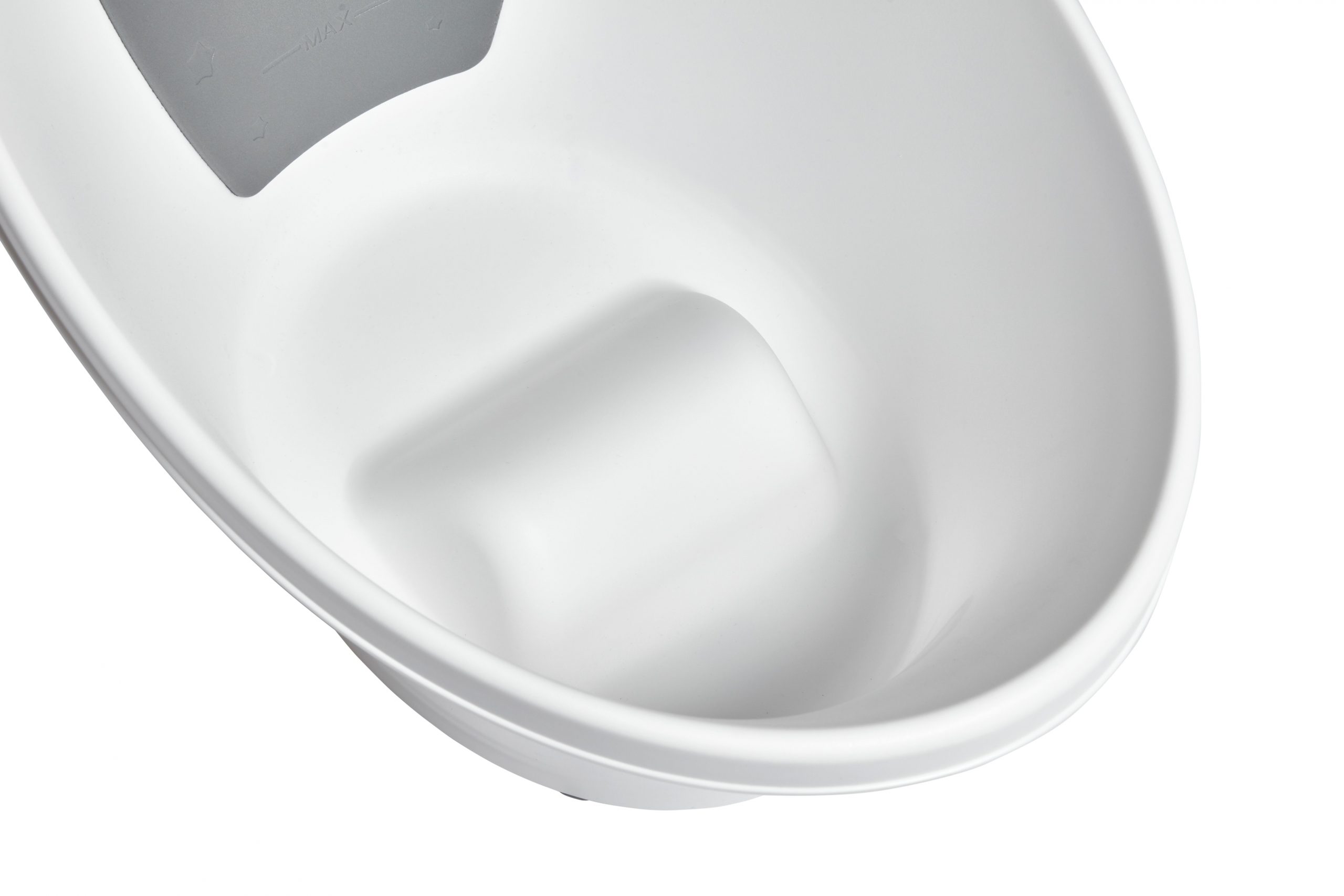 Bañera Ergonómica Blanco con respaldo Gris Estrellas