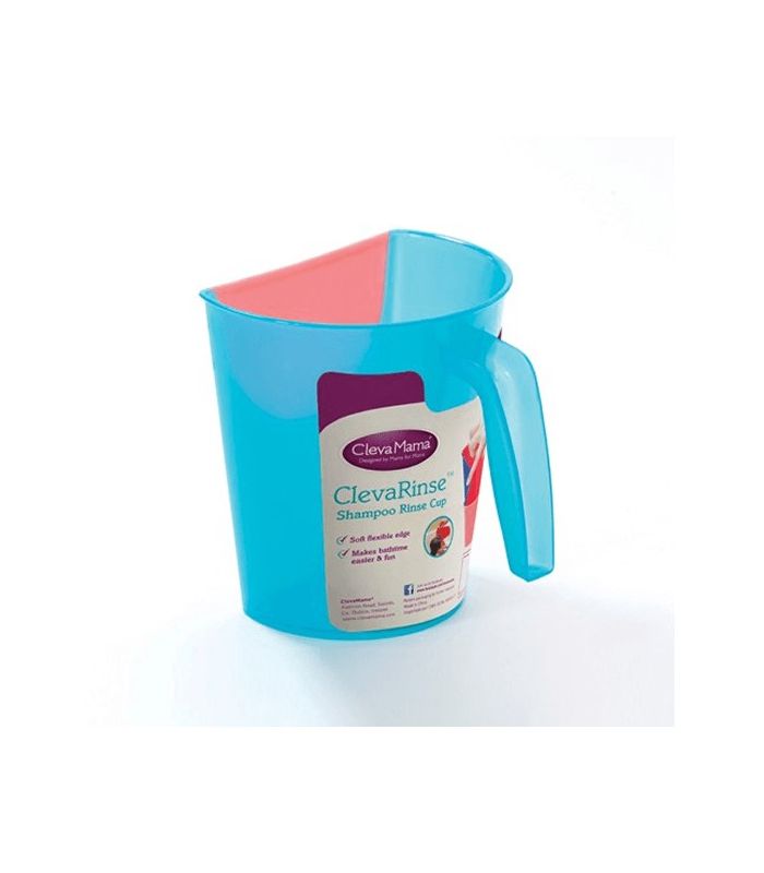 Jarra de baño para aclarar el champu Clevamama - Turquesa