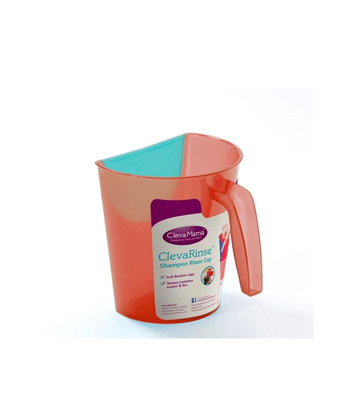 Jarra de baño para aclarar el champu Clevamama - Rojo