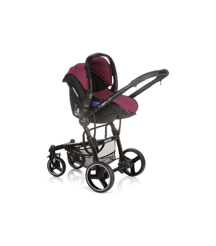 Cochecito de paseo trio Bandit 3 Nidus Naif Be Cool - Malva/Rosa